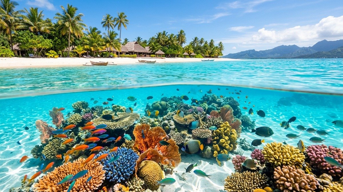 Tropical Escape with Coral Reefs